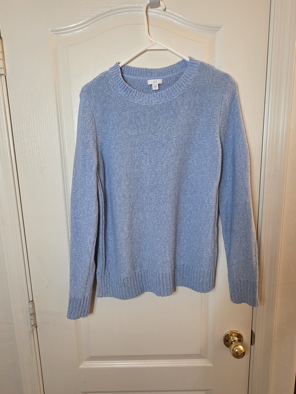 J. Jill Sky Blue Crewneck Sweater